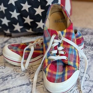 Women's Dansko Plaid Sneakers Size 39